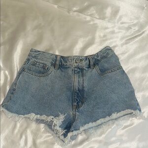 PacSun Denim Blue Festival Shorts